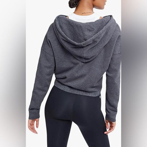 Bandier x WSLY Ecosoft Cropped Zip Up Hoodie - Picture 4 of 13